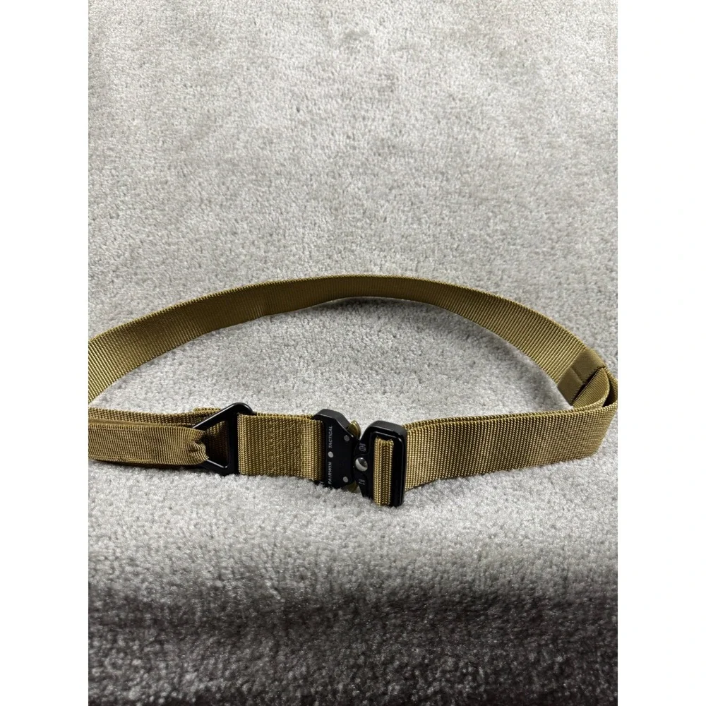 Fairwin Tactical Belt Mens Coyote Brown Nylon Heavy Duty Quick Release Buckle